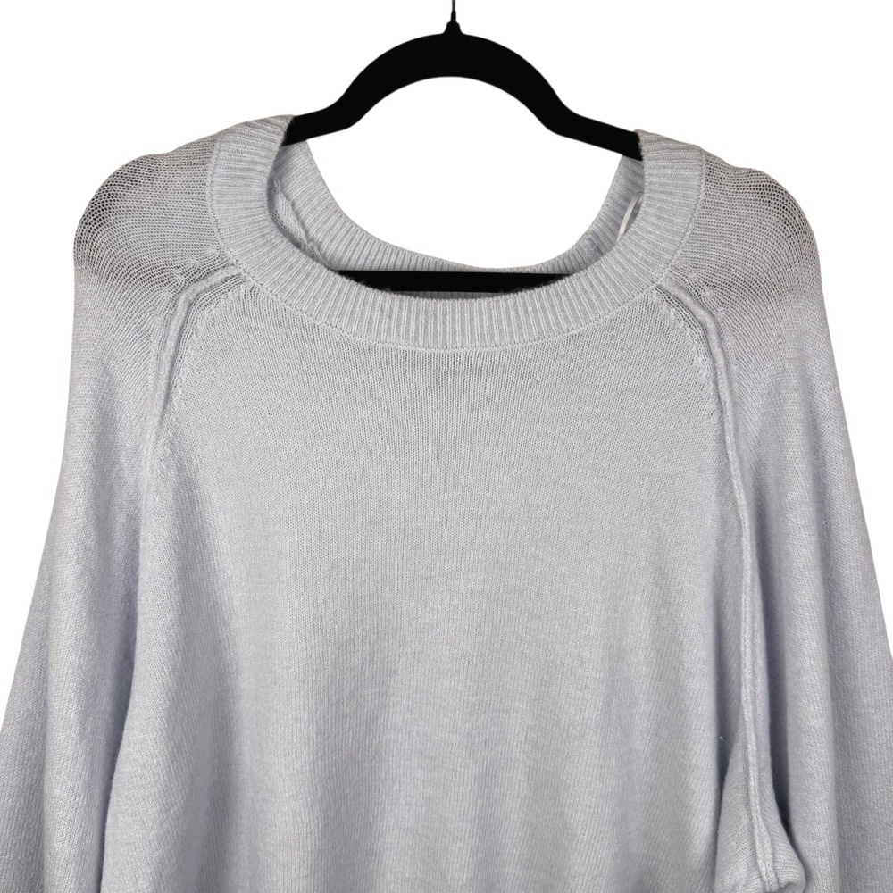 Vince Camuto Sweater Top Womens XL Frozen Blue Knit Pullover Oversized NWT NEW - Picture 6 of 12